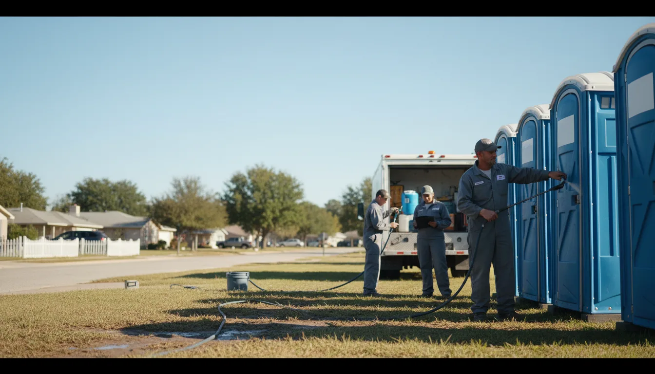 Long-Term Portable Toilet Rental in Lattimore, NC near me